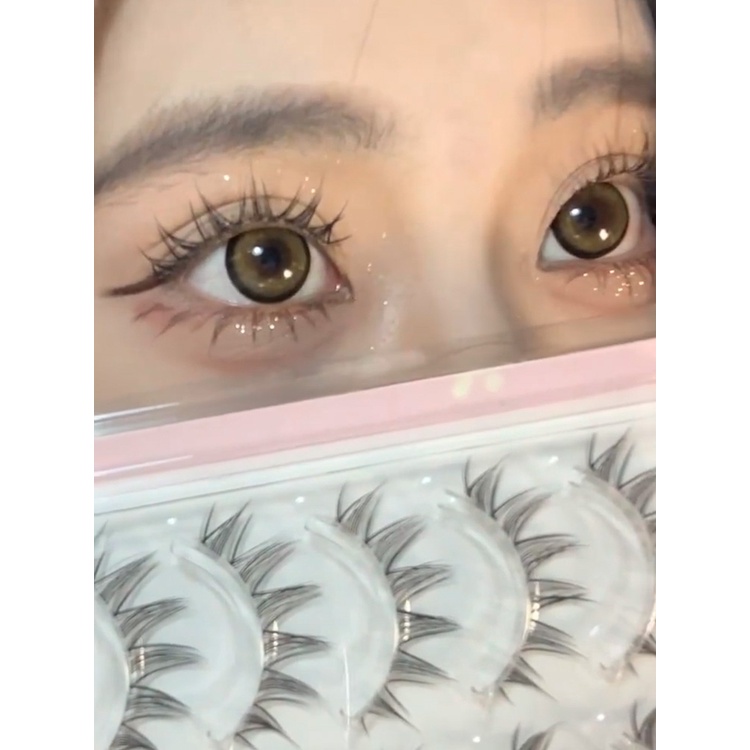 (Hàng Có Sẵn) Lông Mi Giả Đơn Hình Tai Mèo Nhỏ Tự Nhiên