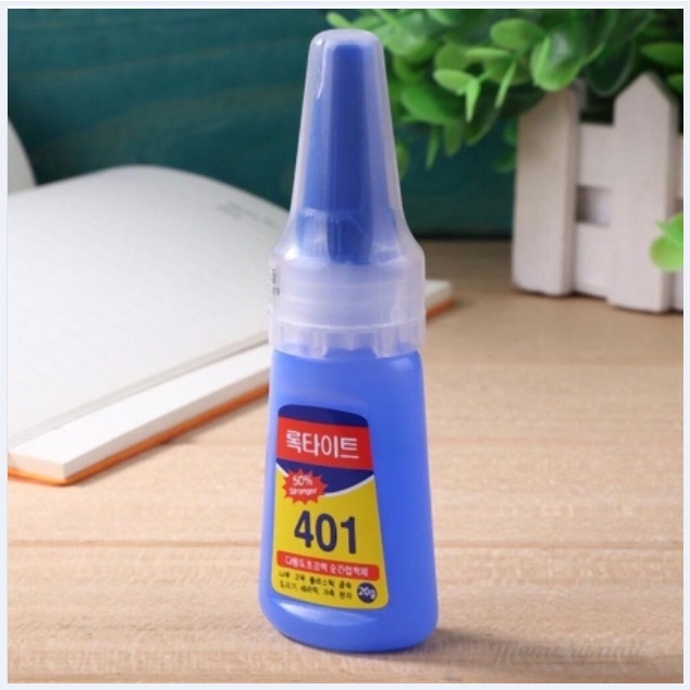 Keo Nước Gina 401 Móng Tay Giả Gel Đa Năng Độ Dính Mạnh