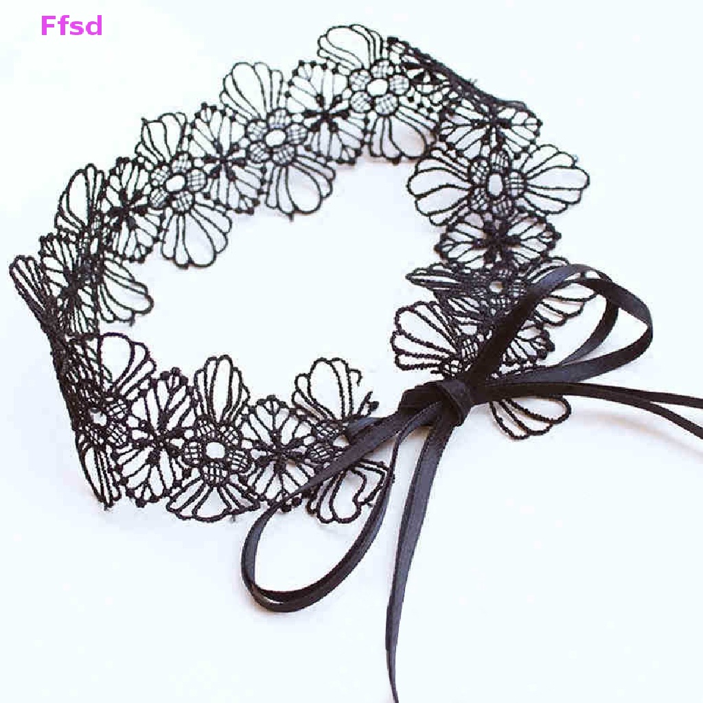 {Ffsd} Vòng Cổ Choker Ren Dễ Thương Có Thể Điều Chỉnh Phong Cách Gothic Ngọt Ngào Có Thể Tháo Rời Trang Sức Tiệc Cosplay Cho Nữ *