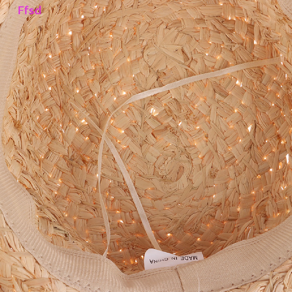 {Ffsd} Mũ Rơm Đan Tay Phong Cách Retro Chống Nắng Cho Bé Trai Và Bé Gái * Bán Chạy