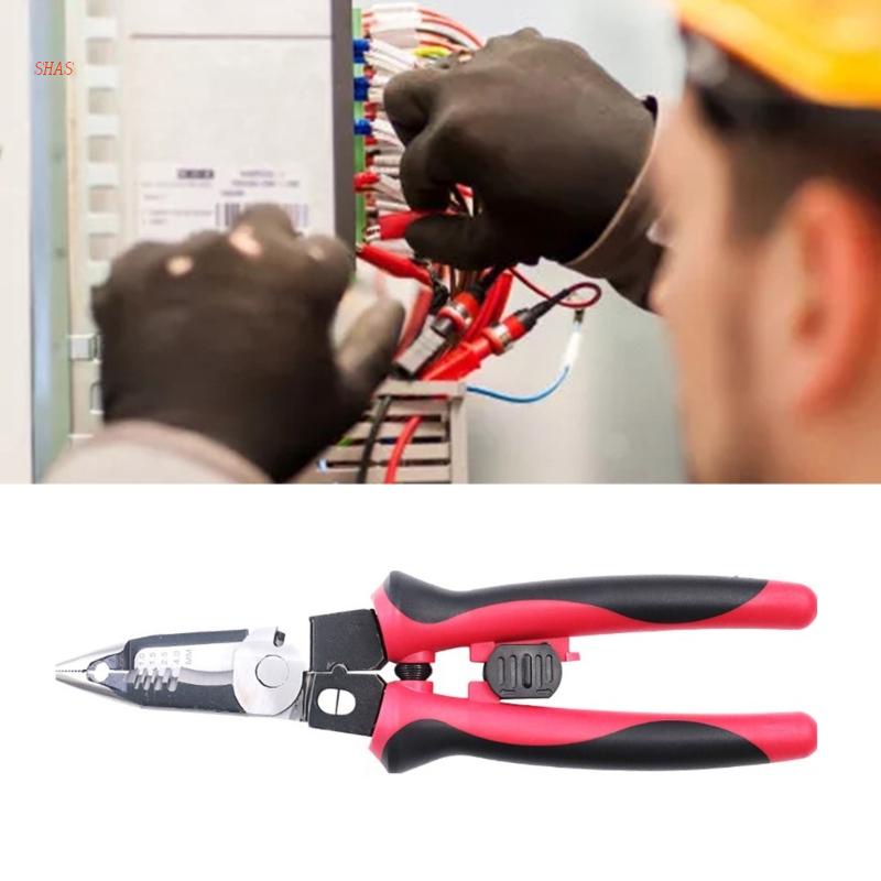 Kìm Cắt Dây Cáp 6 Trong 1 Gỡ Rối Đa Năng Tiện Dụng