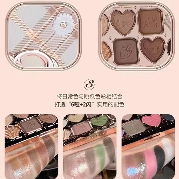 Bảng Phấn Mắt 10g Chống Thấm Nước Màu Sắc Thời Trang