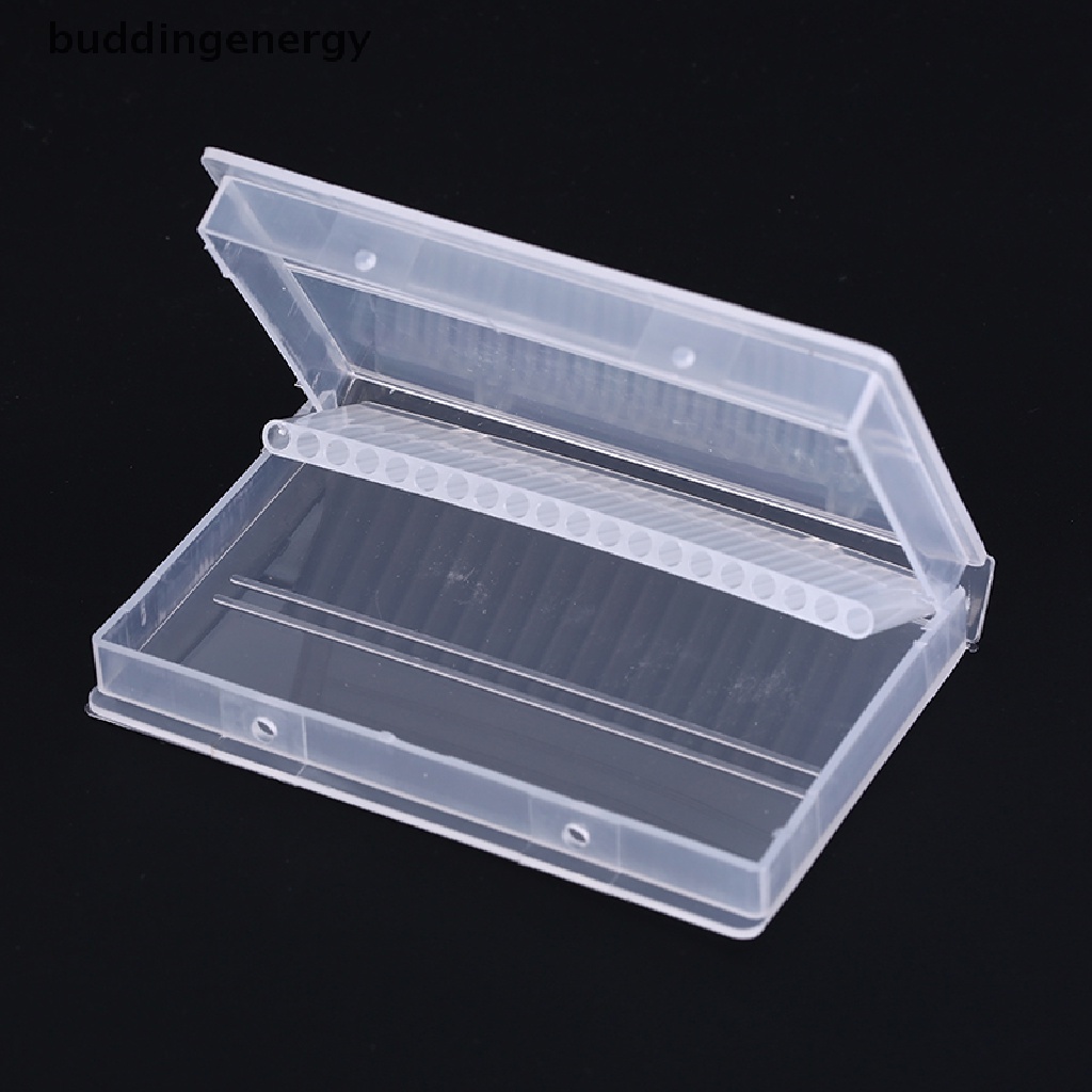 Hộp Đựng Đầu Mài Móng Tay 20 Lỗ Bằng Nhựa Dành Cho Máy Khoan 3 / 32 &quot;