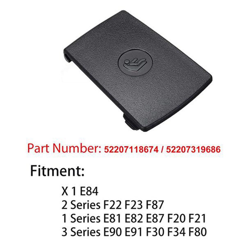 Bộ 4 Vỏ Bọc Neo Ghế Sau ISOFIX Cho Bé 52207319686 Phụ Tùng Thay Thế Dành Cho BMW F20 F30 F31 E84 E87 3-Series