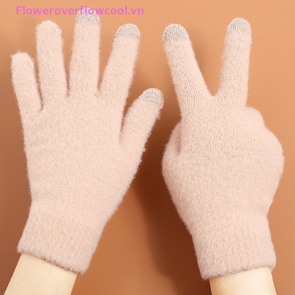 1 Đôi Găng Tay Giữ Ấm Mùa Đông Có Thể Dùng Màn Hình Cảm Ứng Dễ Thương Dành Cho Nữ