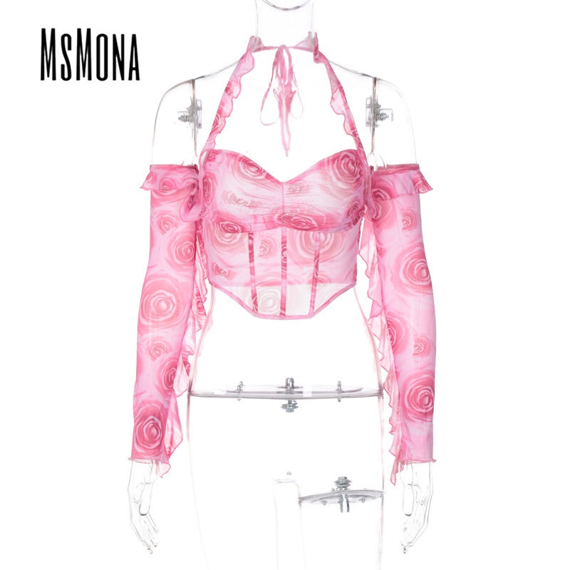 Áo Thun Tay Dài Hở Vai In Màu Thời Trang 2023 Dành Cho Nữ