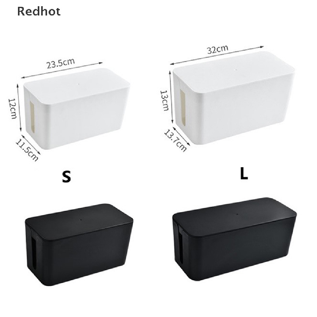 &lt; Redhot &gt; Hộp Đựng Sắp Xếp Dây Cáp Sạc Để Bàn Đơn Giản Trang Trí Nội Thất