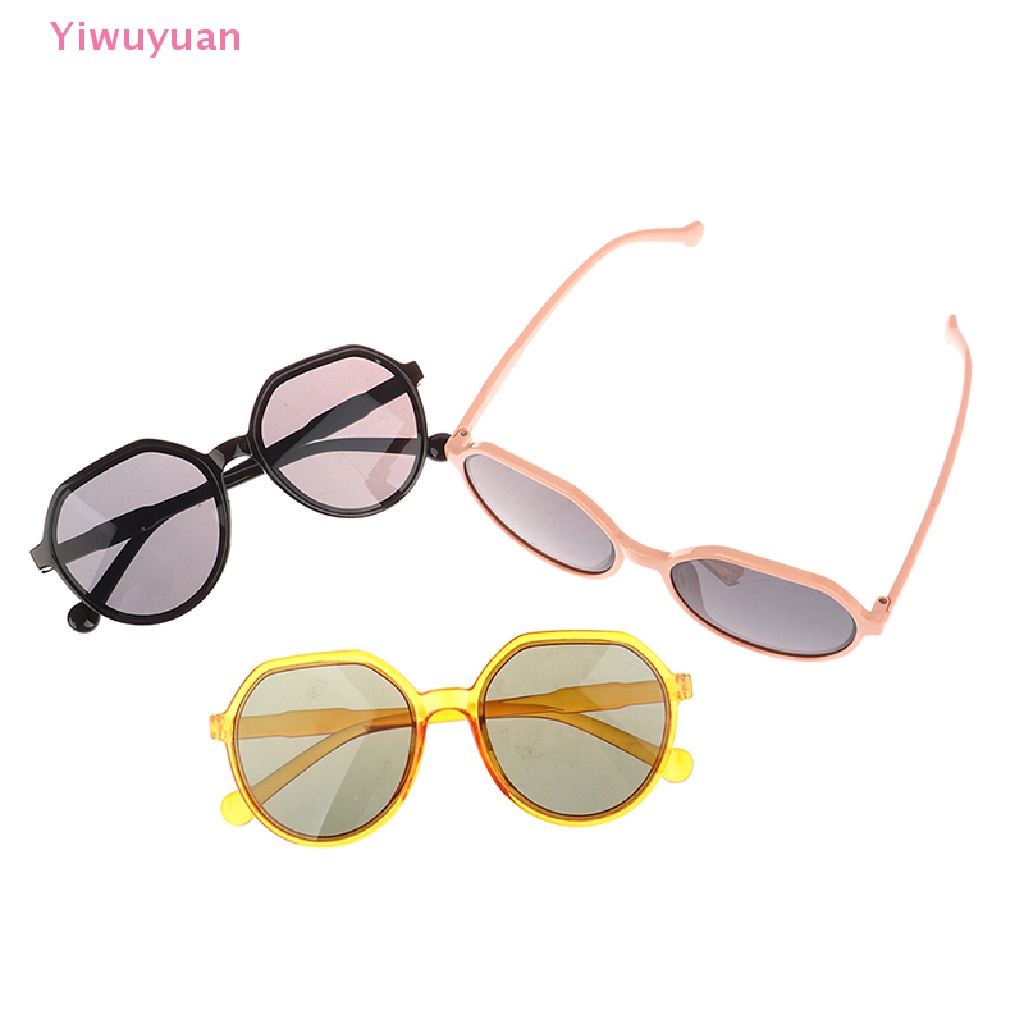 < Yiwuyuan > Kính Râm Gọng Tròn Lớn Màu Kẹo Cá Tính Xu Hướng Mới