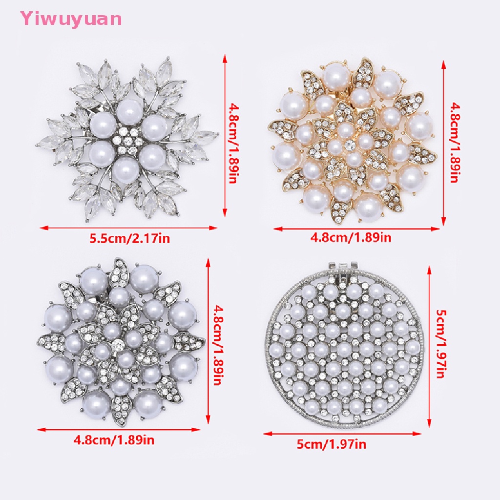 1 Cặp Kẹp Đính Đá Trang Trí Giày Cao Gót Cho Cô Dâu Mới