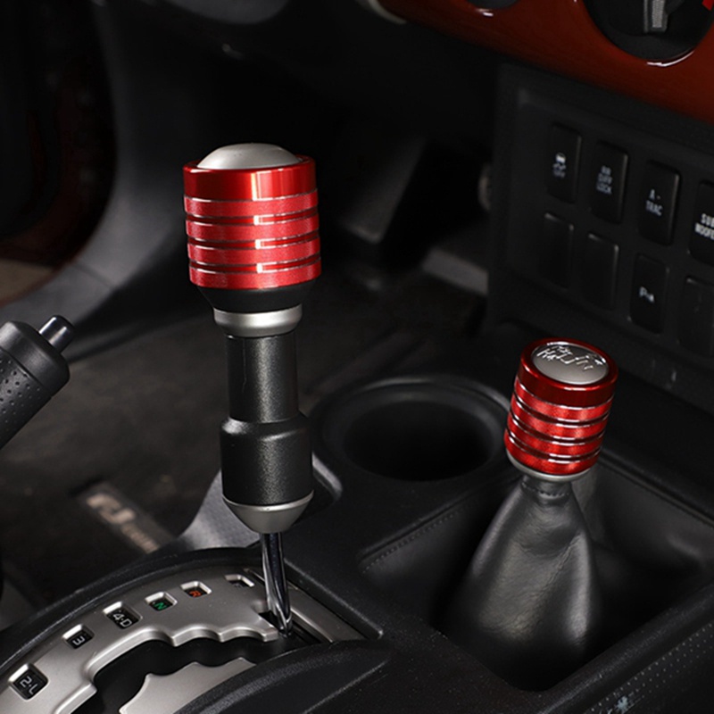 Vòng Đệm Cần Số Bằng Hợp Kim Nhôm Màu Đỏ Chuyên Dụng Cho Toyota FJ Cruiser 2007-2021