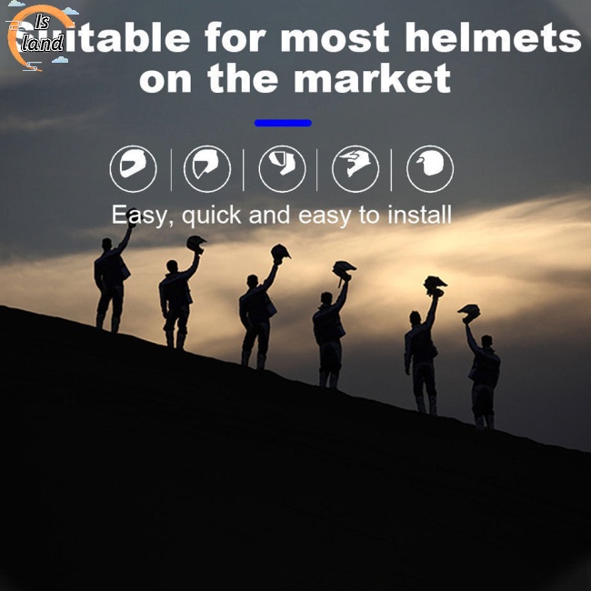 [IS] Tai Nghe Bluetooth Không Dây Gắn Mũ Bảo Hiểm Xe Máy Rảnh Tay Chống Nhiễm Trùng