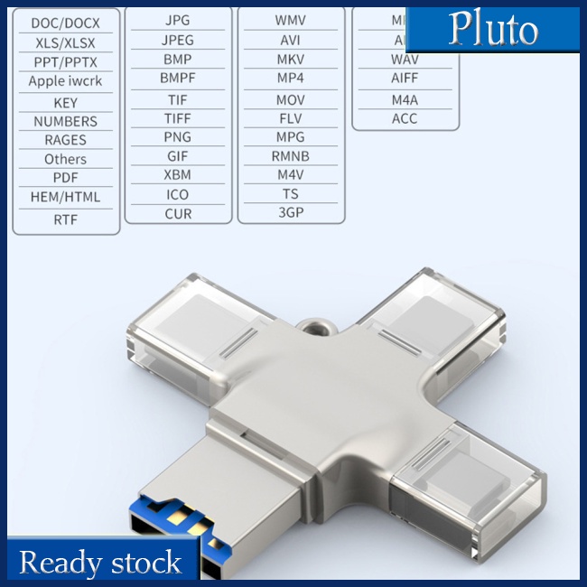 Đầu Đọc Thẻ 4 Trong 1 Usb 3.0 Micro Sd Sang Usb Otg Cho Iphone