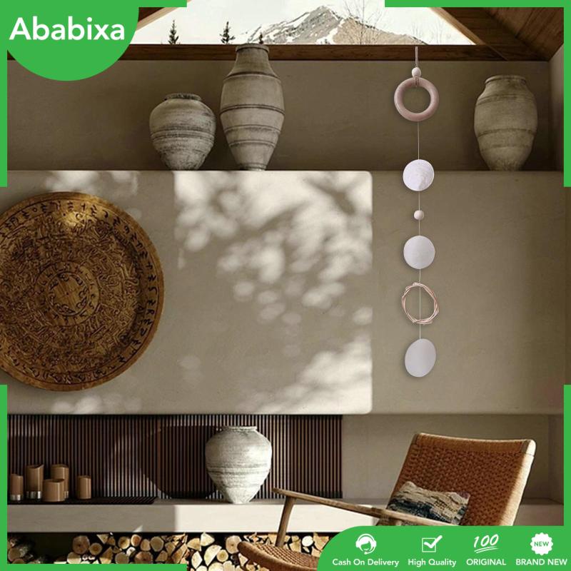 [Ababixa] Chuông Gió Vỏ Sò Đồ Chơi Treo Nôi Em Bé Làm Bằng Tay Cổ Điển Mộc Mạc Cho Tiệc Tùng Ngoài Trời