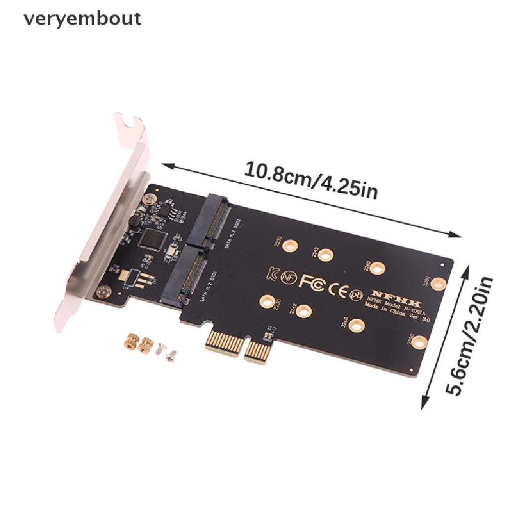 Chip Chuyển Đổi PCIe x1 Sang 2 Cổng SATA M.2 NGFF SSD ut ASM1061