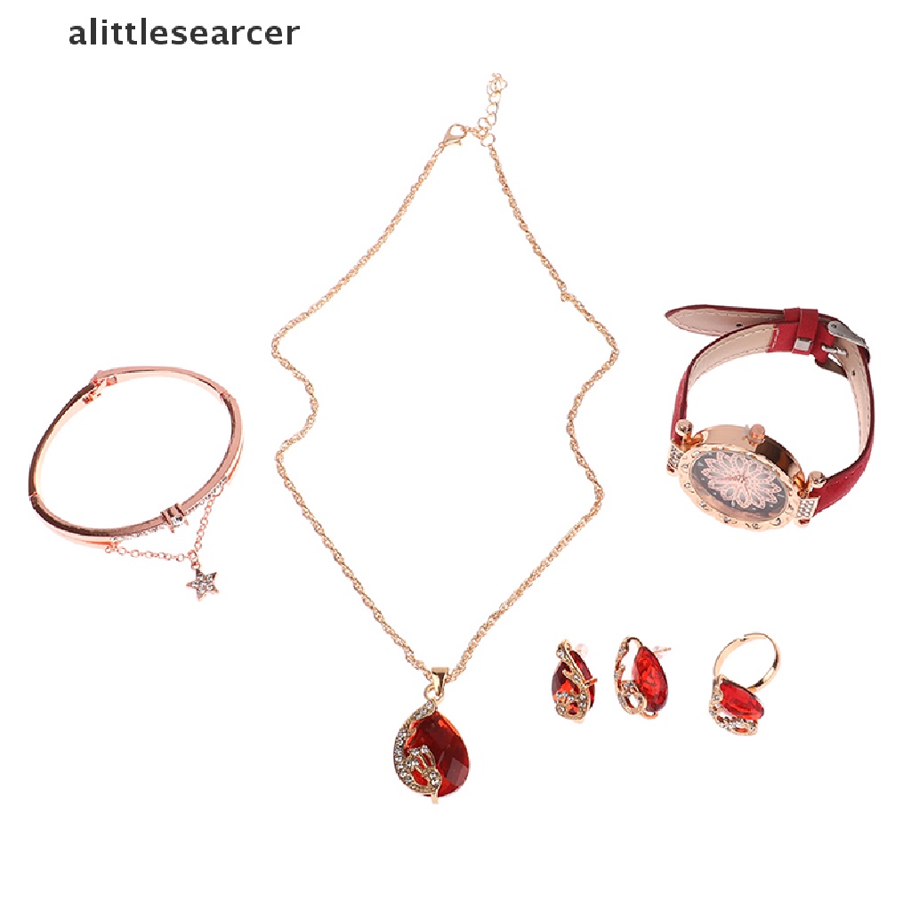 1 Set Đồng Hồ Đeo Tay Ana Dây Da Thiết Kế Đơn Giản Cho Nữ