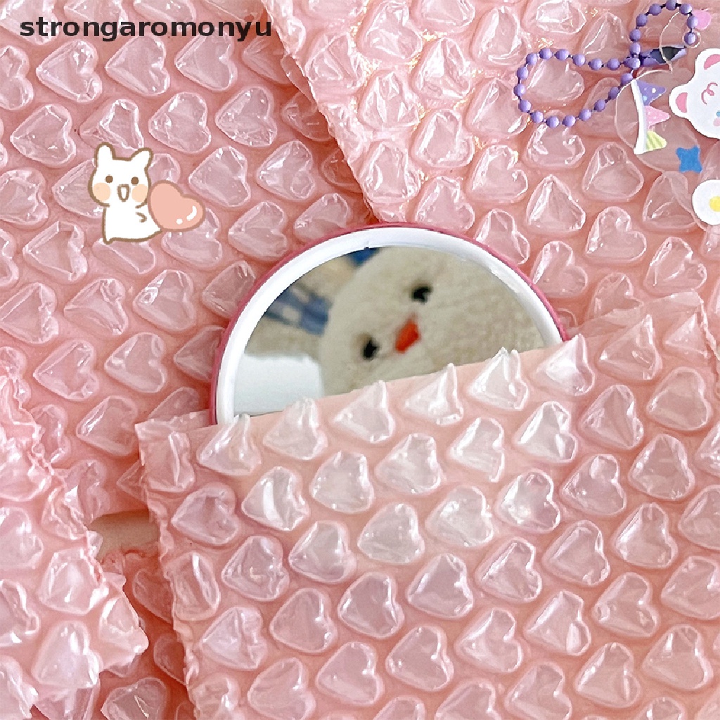 Set 10 Túi Bong Bóng Hình Trái Tim Chống Sốc / Thấm Nước