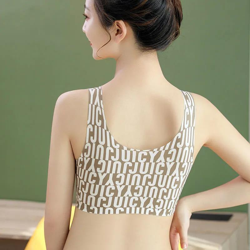 Áo Lót Lụa Không Gọng Không Đường May Thiết Kế Lưng Đẹp Mắt Cho Phụ Nữ Trung Niên