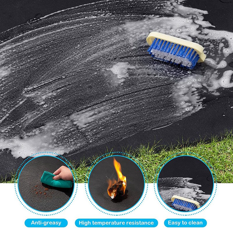 Thảm Nướng BBQ Ngoài Trời Chống Thấm Nước / Dầu / Cháy Tiện Dụng