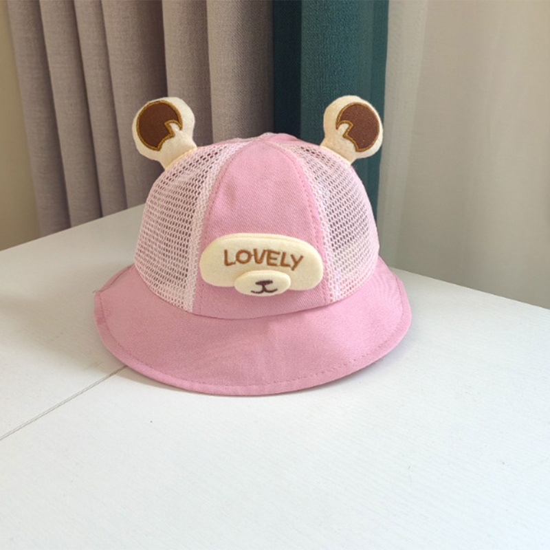 Nón Tai Bèo Phối Lưới Thoáng Khí Thời Trang Mùa Hè Cho Bé 8-24 Tuổi