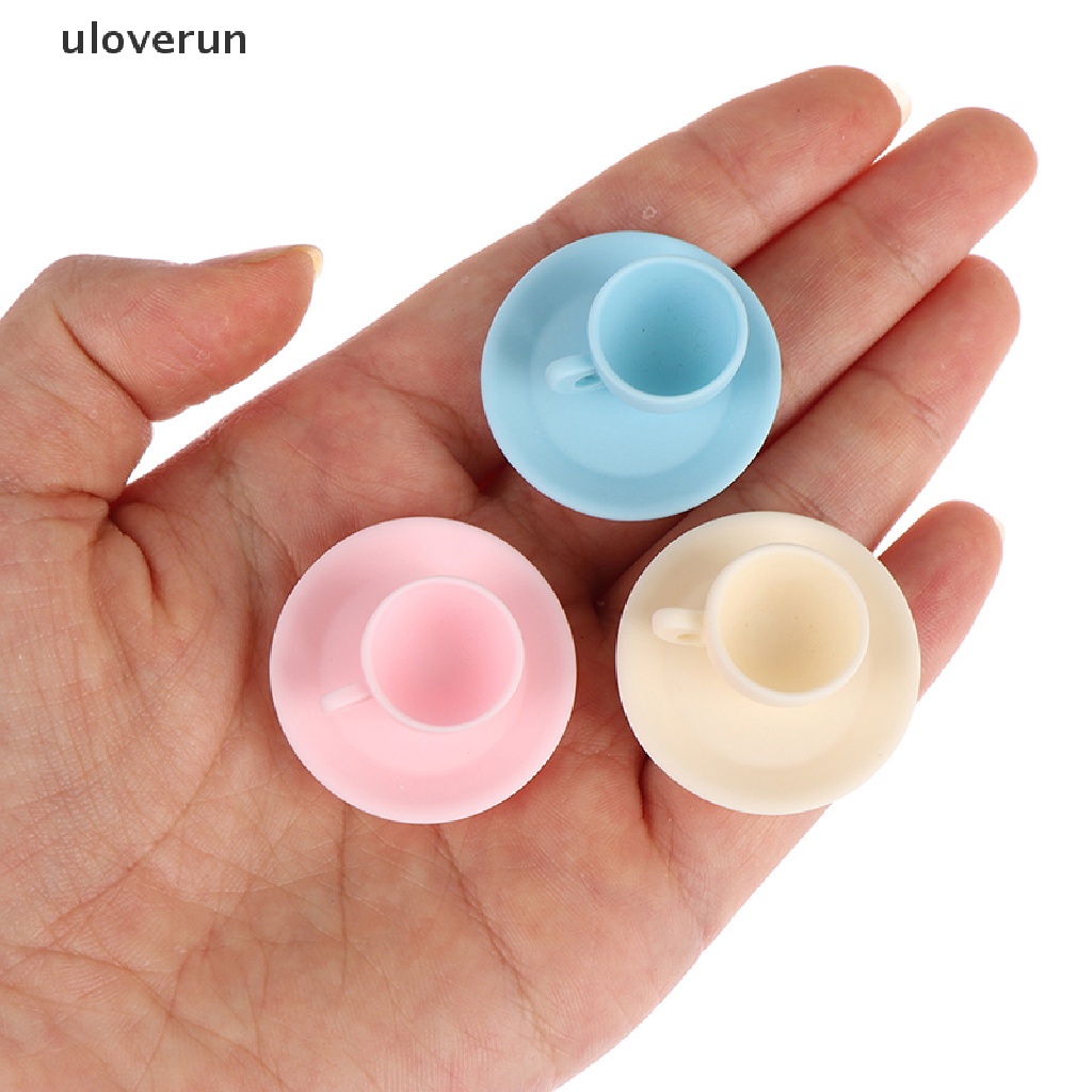 Set 2 Ly Cà Phê Mini Xinh Xắn Cho Nhà Búp Bê