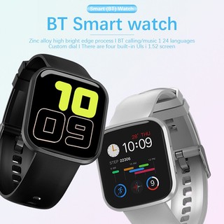 Đồng Hồ Thông Minh Wh7 Bluetooth Màn Hình Vuông 1.52 Đa Chức Năng Đếm Bước Chân Hỗ Trợ Đo Huyết Áp