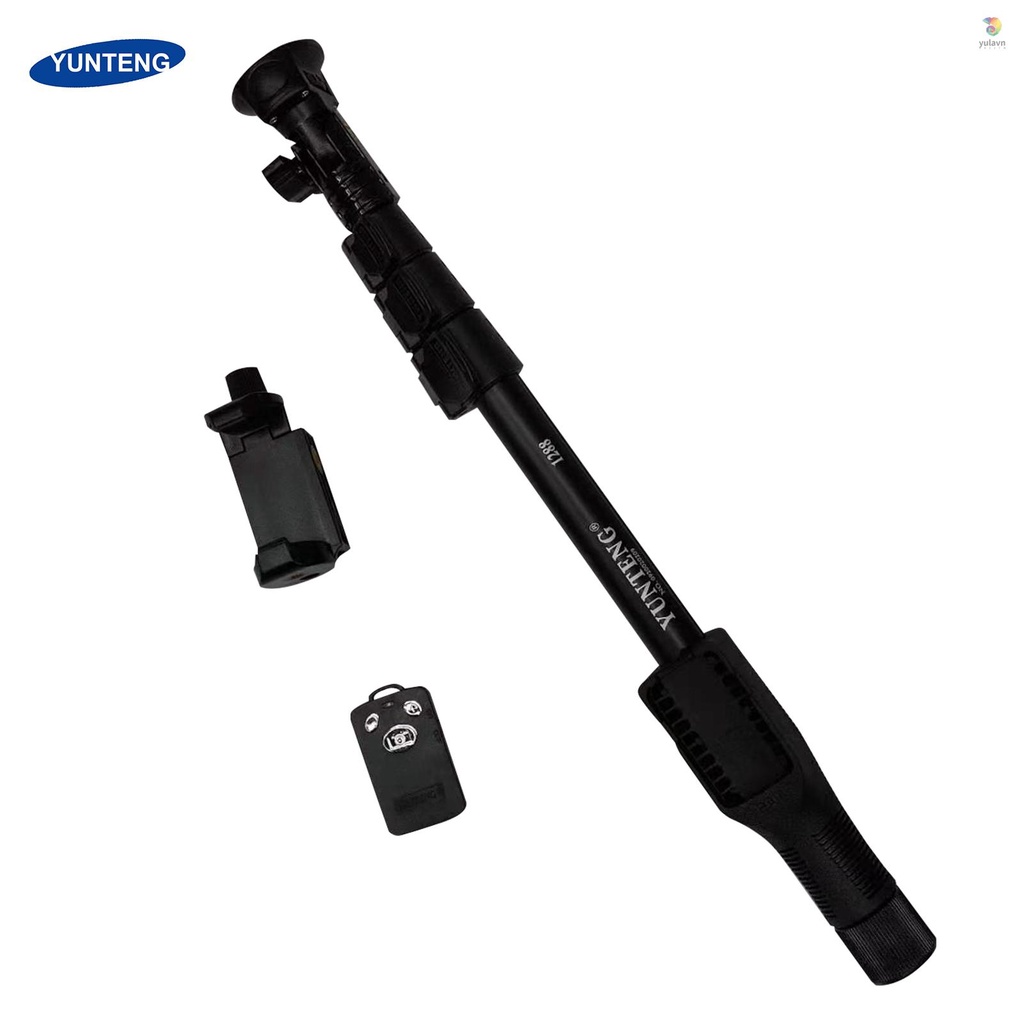Gậy Tự Sướng yula) YUNTENG Cầm Tay Mở Rộng Bằng Hợp Kim Nhôm Có Thể Tháo Rời Với Giá Đỡ Điện Thoại Điều Khiển Không Dây BT Cho Camera Kỹ Thuật Số Nhỏ Ild