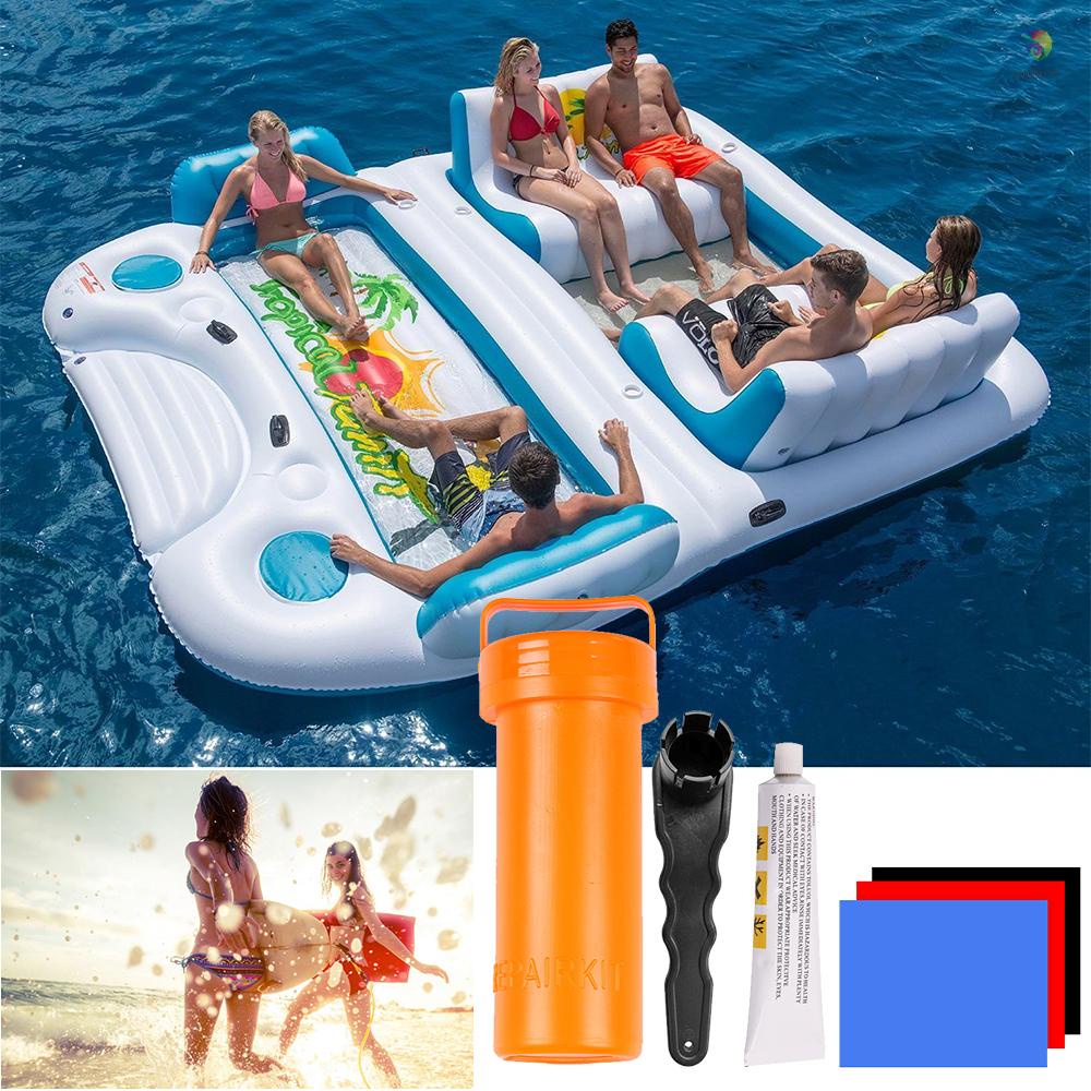 Bộ Dụng Cụ Sửa Chữa SUP PVC Với Miếng Vá PVC Và Keo Dính Cho Ván Trượt Bơm Hơi Di Động Với Cờ Lê Cho Thuyền Kayak Bơm Hơi