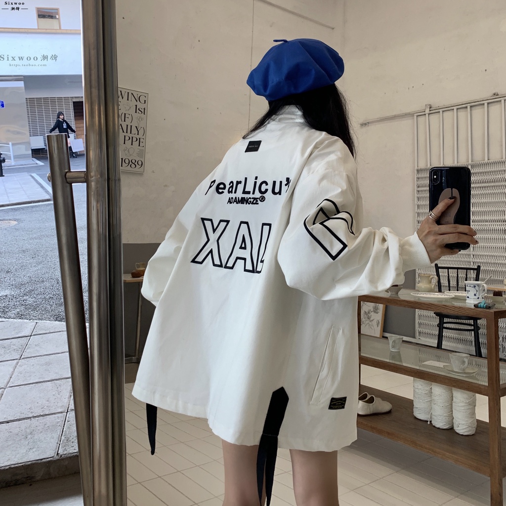 Áo Khoác Bóng Chày Dáng Rộng Thời Trang Mùa Xuân Thu Giản Dị Dành Cho Nam