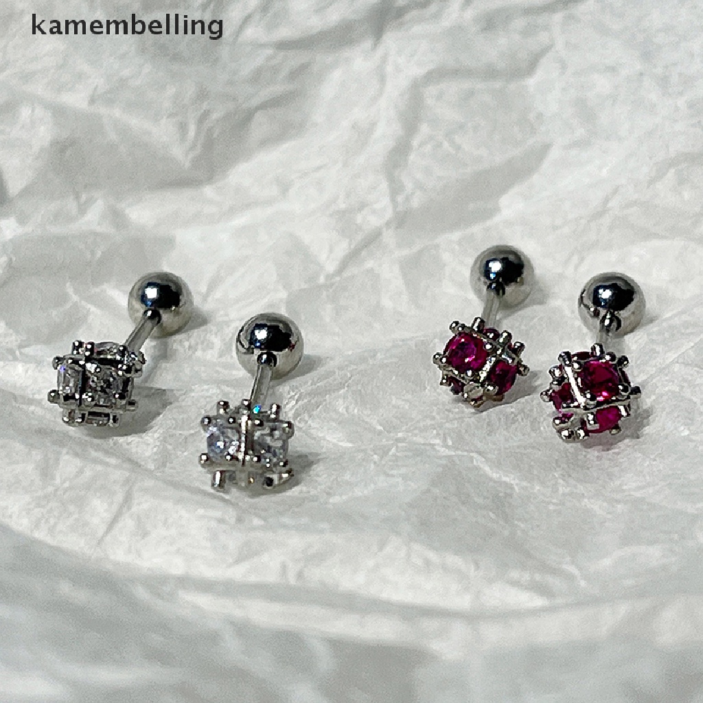 1 Đôi Khuyên Tai Nữ Đính Đá Thời Trang