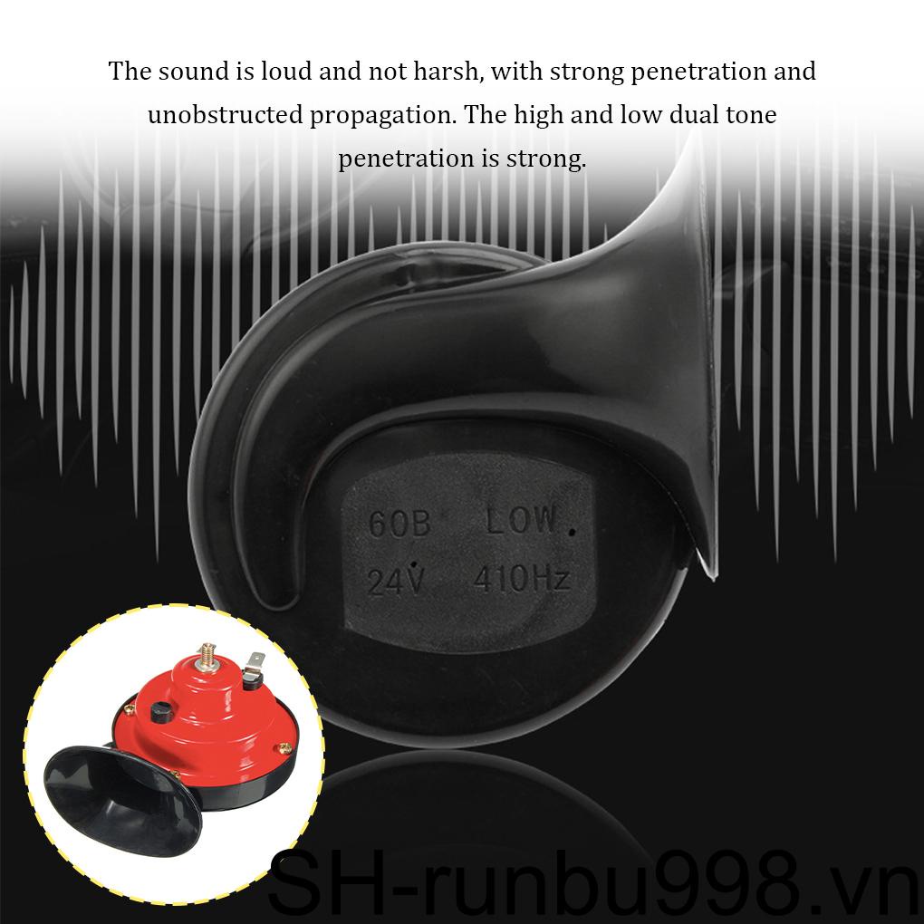 1 Cặp Loa Kim Loại 24V Thay Thế Chống Rỉ Cho Xe Hơi / Xe Máy