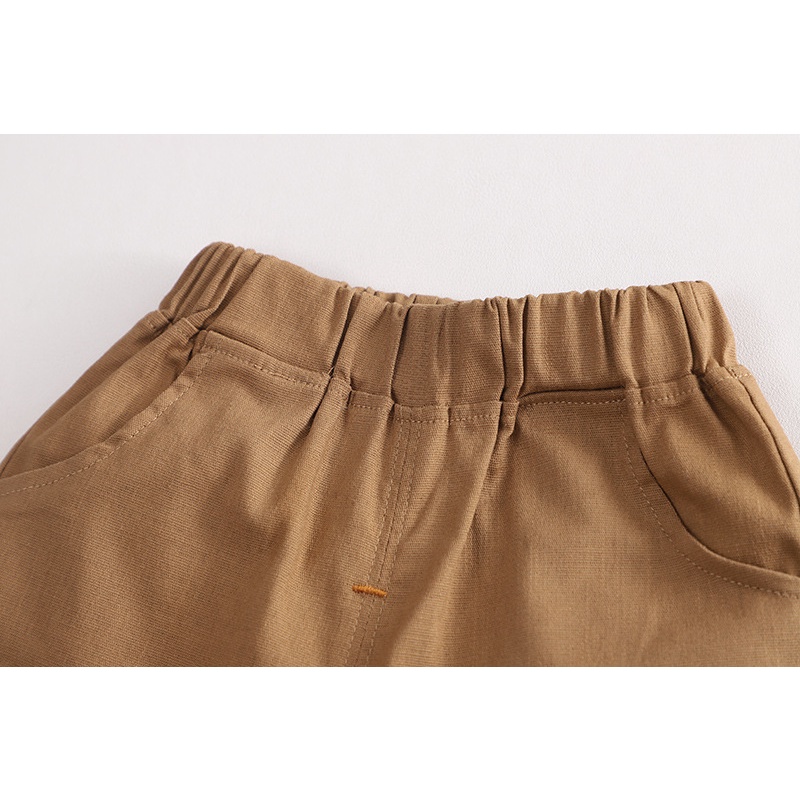 Oopsmile Bộ Áo Thun Tay Ngắn Kèm Quần Ngắn in Hình Gấu Dễ Thương Thời Trang Mùa Hè Cho Bé Sơ Sinh