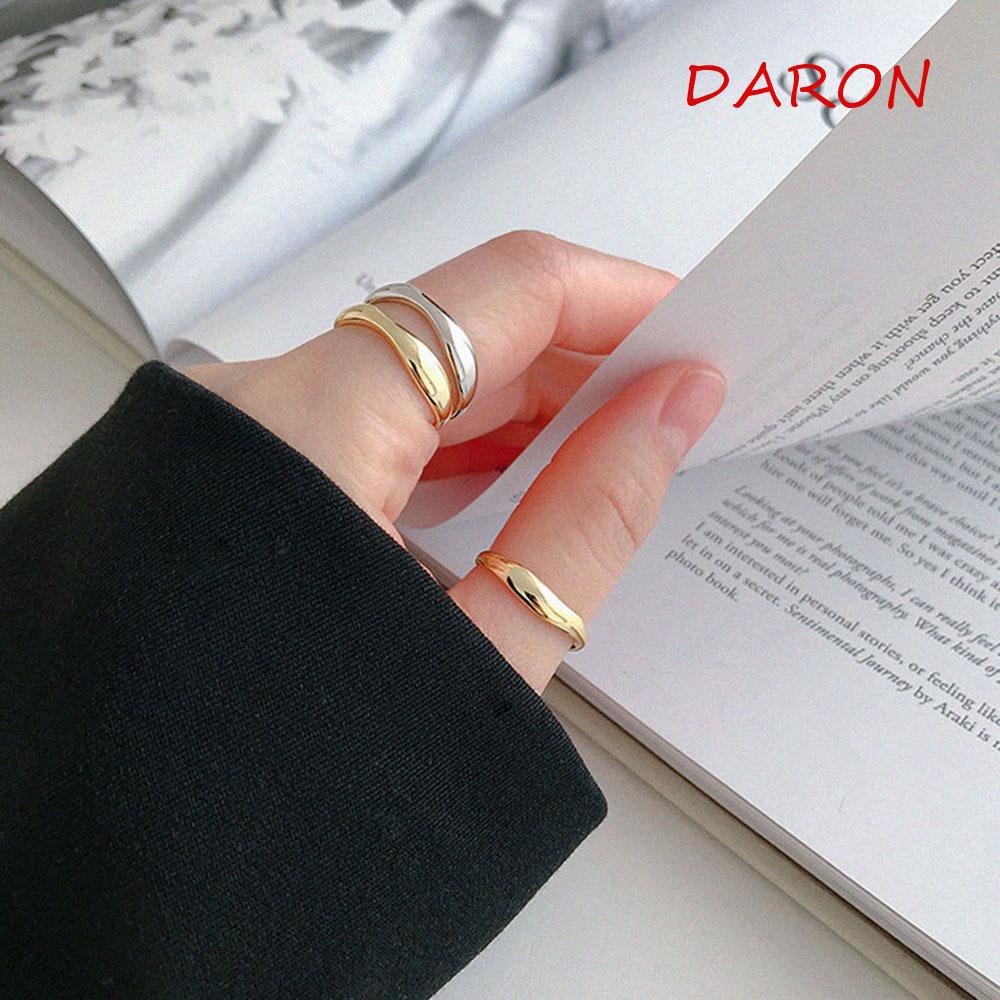 Nhẫn Đeo Ngón Trỏ Hình Học Cá Tính Cho Nữ