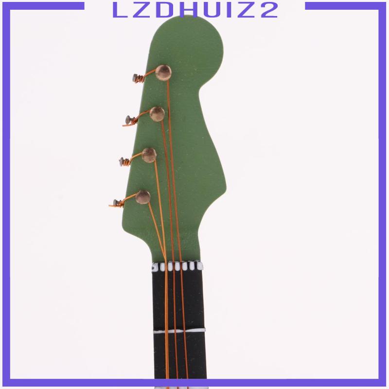 Mô Hình Đàn Guitar Điện Mini Bằng Gỗ 20cm Tỷ Lệ 1 / 6 #5