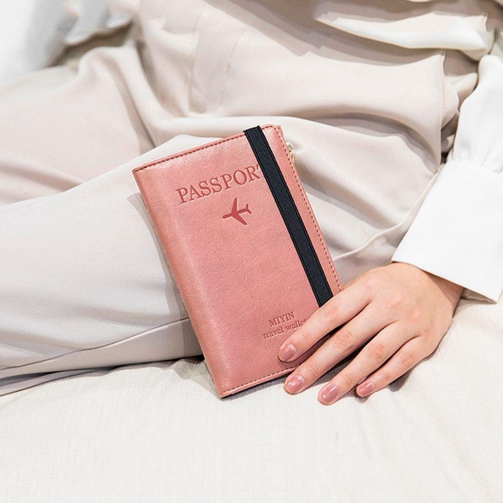 Ví Da PU Đựng Hộ Chiếu Và Thẻ Tín Dụng Tiện Lợi Khi Đi Du Lịch Ốp