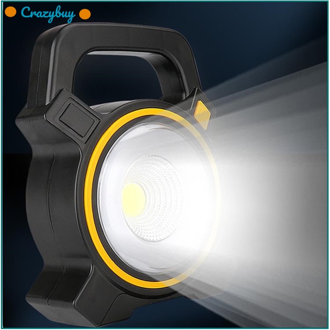 Cr Đèn Led Cắm Trại Sử Dụng Năng Lượng Mặt Trời Có Tay Cầm Tiện Lợi
