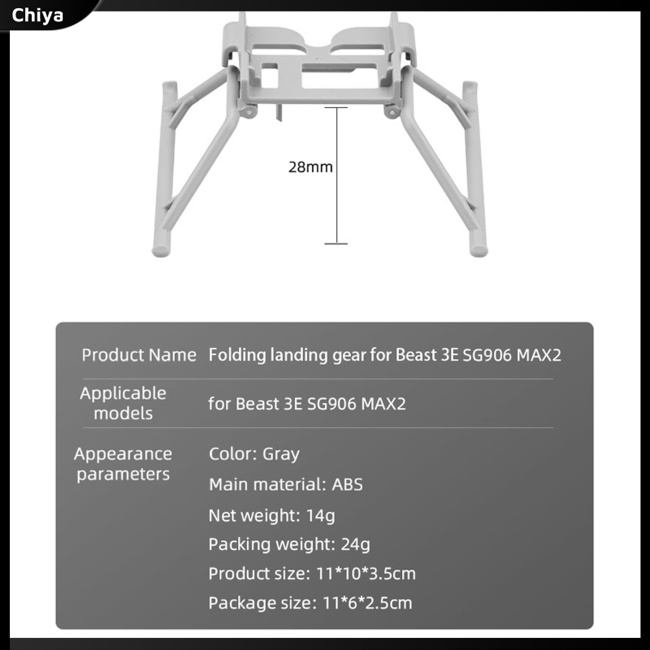 Giá Đỡ Hạ Cánh Gấp Gọn Tiện Dụng Cho Beast 3e Sg906 Max2