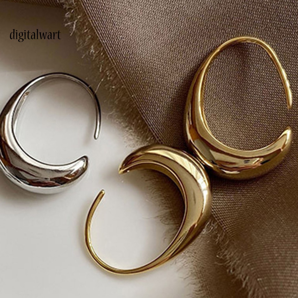 Kỹ Thuật Số| 1 Đôi Bông Tai Hình Giọt Nước Màu Trơn Đơn Giản Dành Cho Nữ