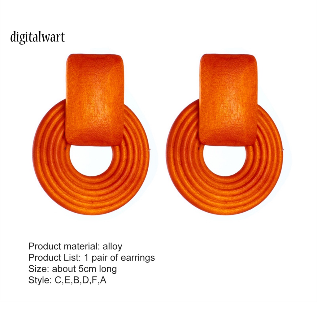 Kỹ Thuật Số| 1 Đôi Bông Tai Tròn Rỗng Đính Hạt Thời Trang Dành Cho Nữ