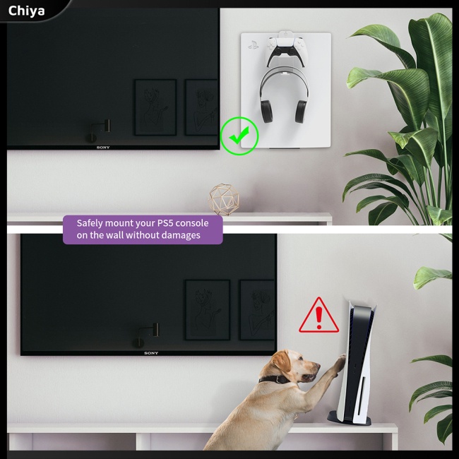 Giá Đỡ Tai Nghe Gắn Tường Tương Thích Với Ps5 / ns / ps4 / xbox