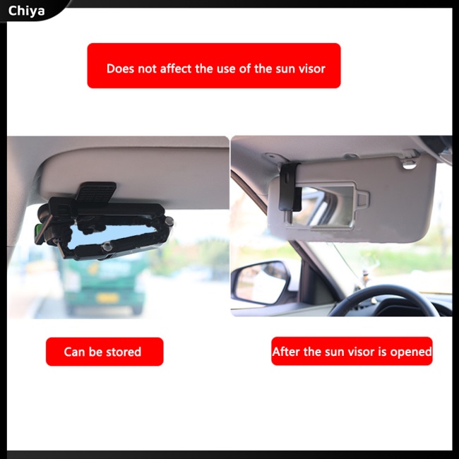 Giá Đỡ Điện Thoại / Gương Chiếu Hậu Đa Năng Tùy Chỉnh Tiện Dụng Cho Xe Hơi