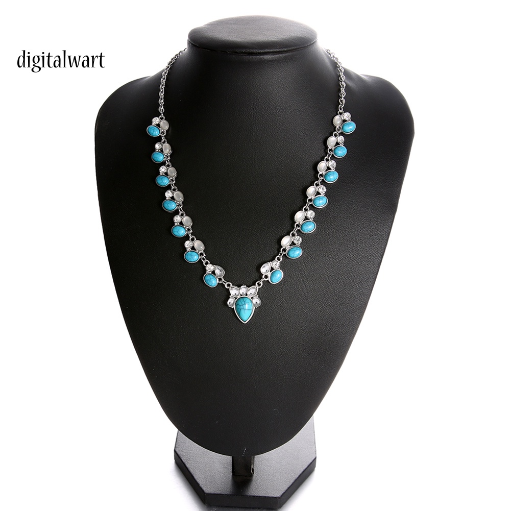 Kỹ Thuật Số| Vòng cổ HợP Kim ĐíNh NgọC MắT MèO Giả ThờI Trang