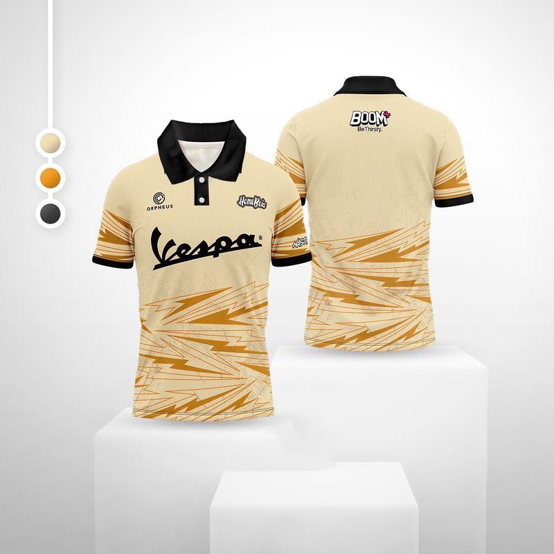 Omelia-v VESPA 2023 JERSI Virus Áo Thun POLO