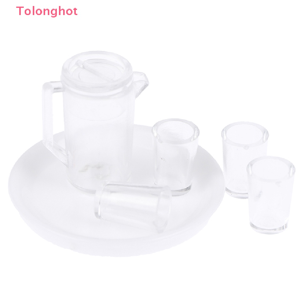 Bộ Khay &amp; Ấm Nước Mini Tỉ Lệ 1 / 12 Trang Trí Nhà Búp Bê