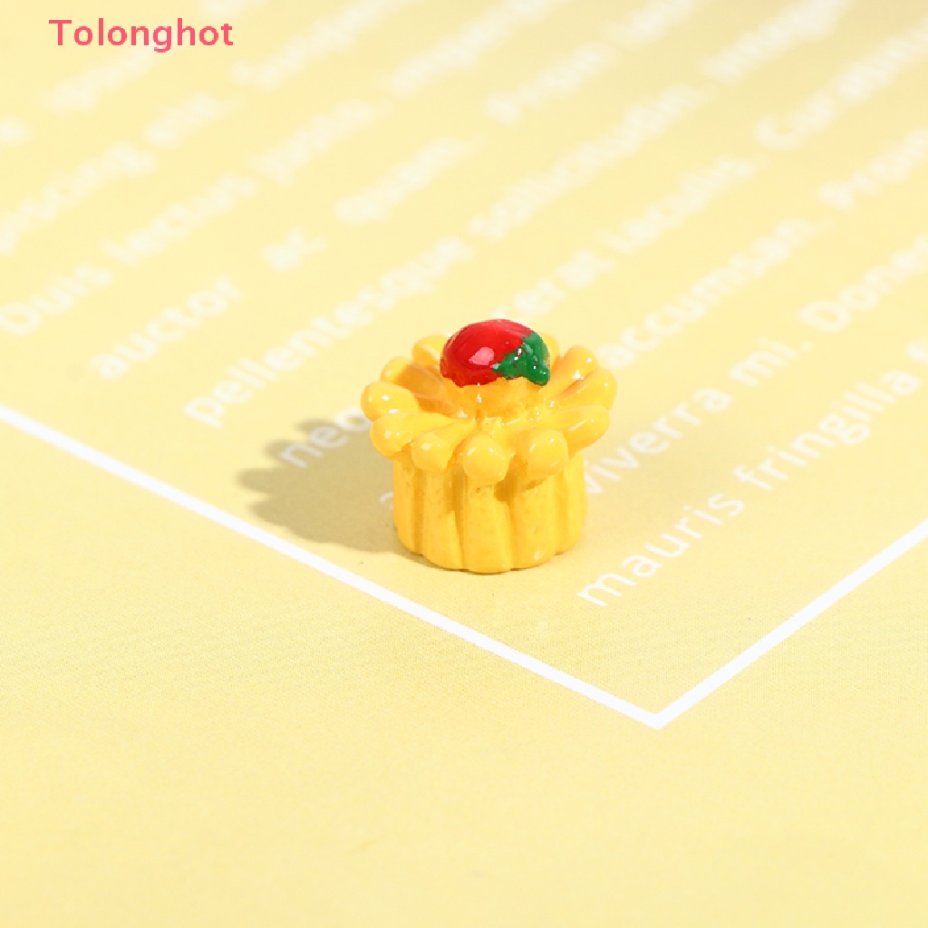 Bộ Dụng Cụ Nhà Bếp Búp Bê 1 / 12 + 8 Bánh Ngọt Mini Tỉ Lệ 1 / 12