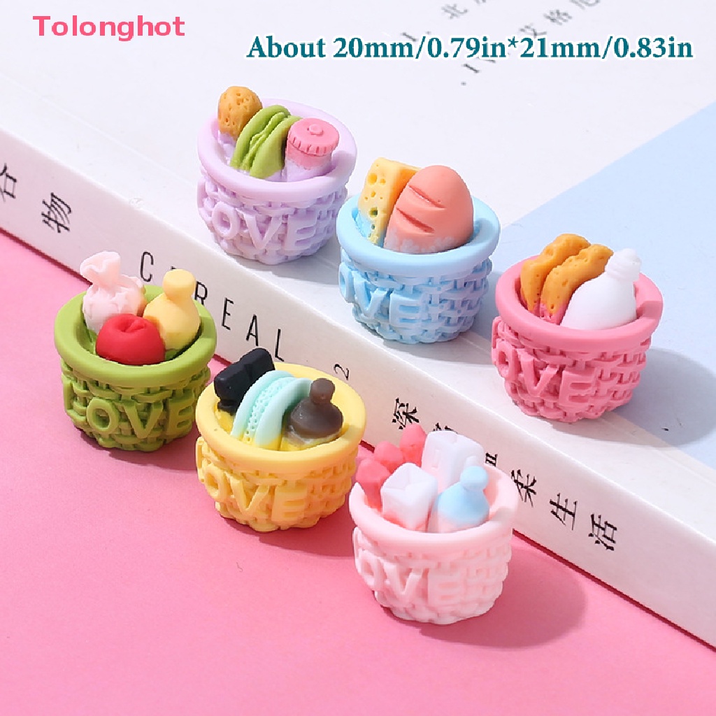 Mô Hình Giỏ Bánh Mì Đồ Chơi Trang Trí Nhà Búp Bê