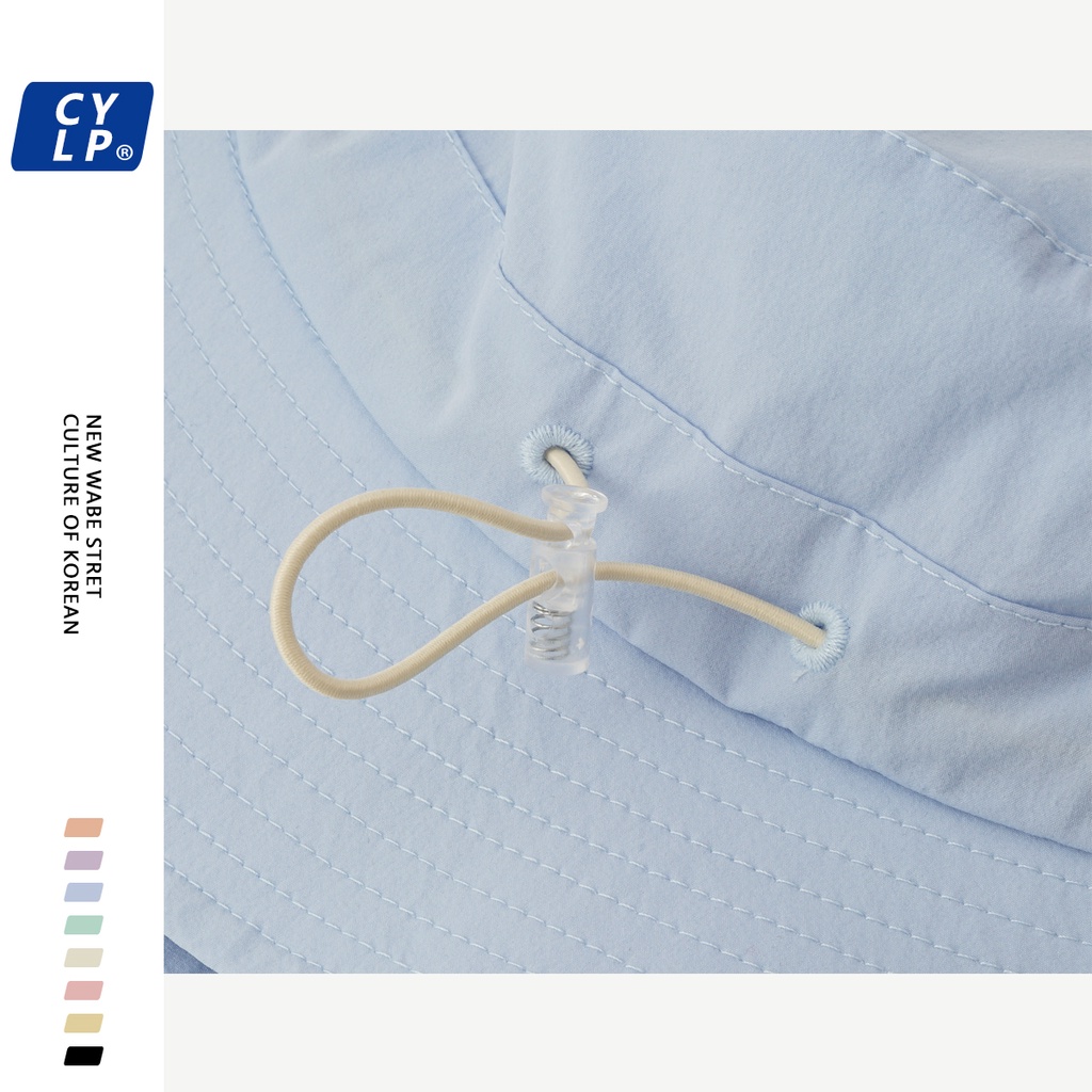 Mũ Tai Bèo Mỏng Chống Nắng Nhanh Khô Màu Sắc Tươi Sáng Phong Cách Harajuku Hàn Quốc Cho Nữ