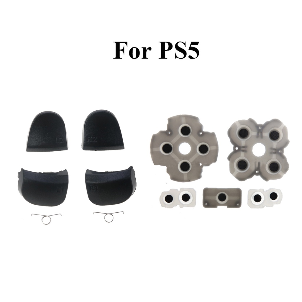 Đệm Cao Su Dẫn Điện + Lò Xo L1 R1 L2 R2 + Lò Xo Cho PS5 PS4 JDS JDM-001 011 030 040 050 055