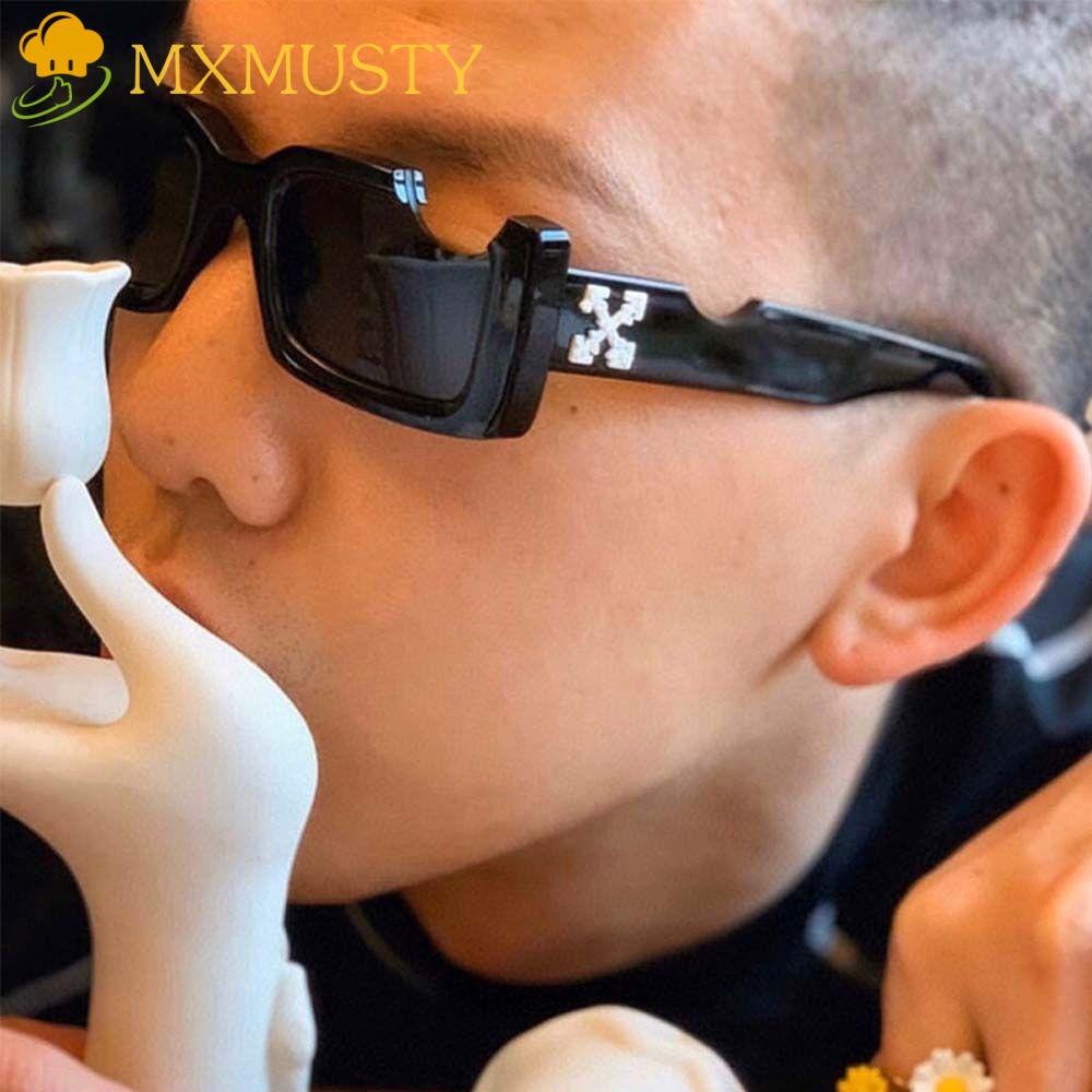 Kính Mát Hình Chữ Nhật In Họa Tiết Da Báo Màu Kẹo Phong Cách Punk Hiphop Sang Trọng Dành Cho Bạn Nữ