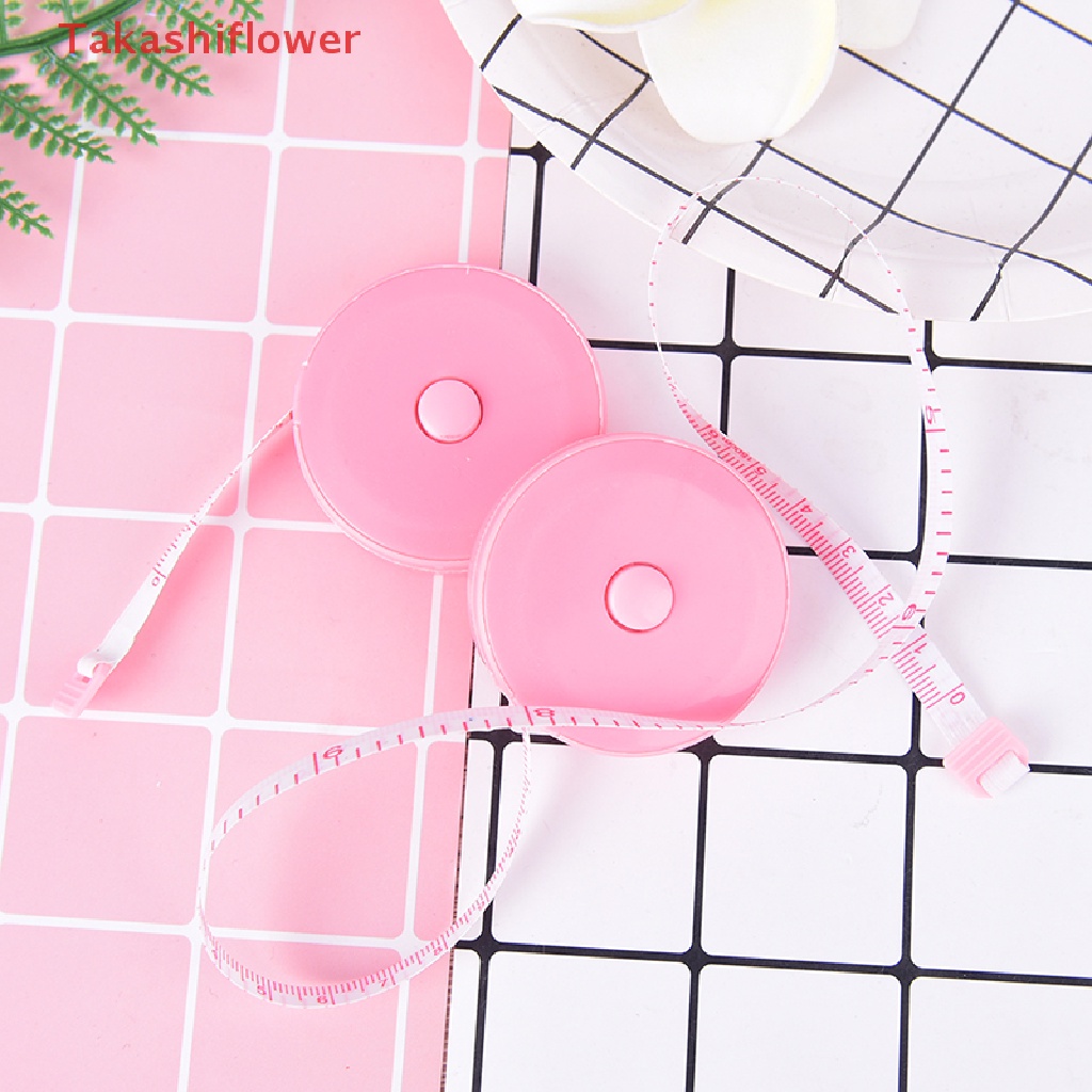 (Takashiflower) Thước Dây Đo Cơ Thể Có Thể Thu Vào Cho Thợ May Vải Mềm