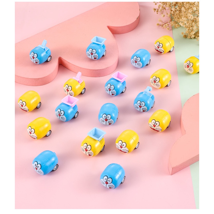 1 Đồ Chơi Mô Hình Xe Hơi Hoạt Hình Doraemon Mini Sáng Tạo